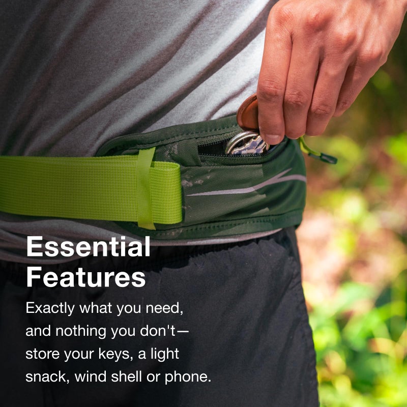 Osprey Duro Dyna LT Hydration Waist Pack for Running, Phantom Grey/Toffee Orange, Extended Fit - Image 4