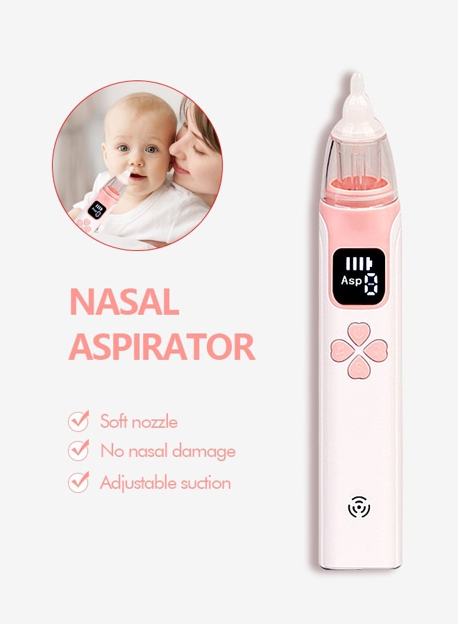 Electric Silent Baby Nasal Aspirator Automatic Nose Cleaner With Silicone Nose Tips Music Soothing Function Rechargeable Portable Nasal Aspirators - Image 1