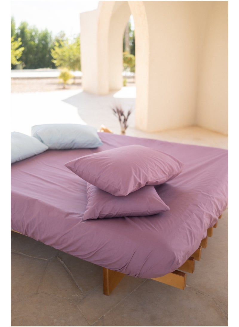 Percale Fitted Bedsheet With 2 Pillow Cases (200TC)Purple - pzsku/ZF32D58CFA345622D3FB0Z/45/_/1735565785/91039d8d-19b7-4c7f-beac-a9abe45ea679