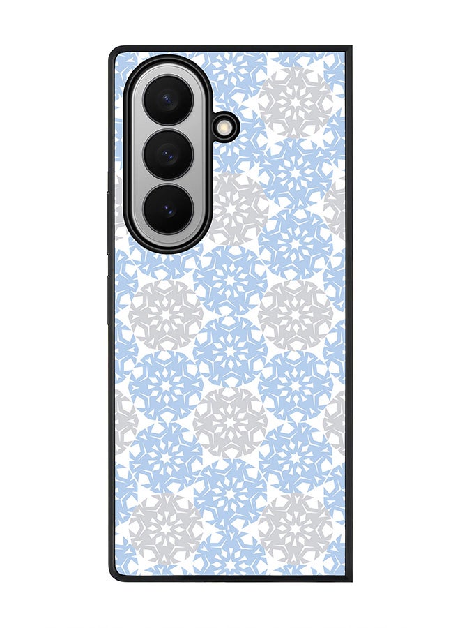 Stylizedd For Samsung Galaxy Z Fold7 Case,Slim fit Camera Protection, Shockproof Thin Phone cover  - Frozen Snowflakes