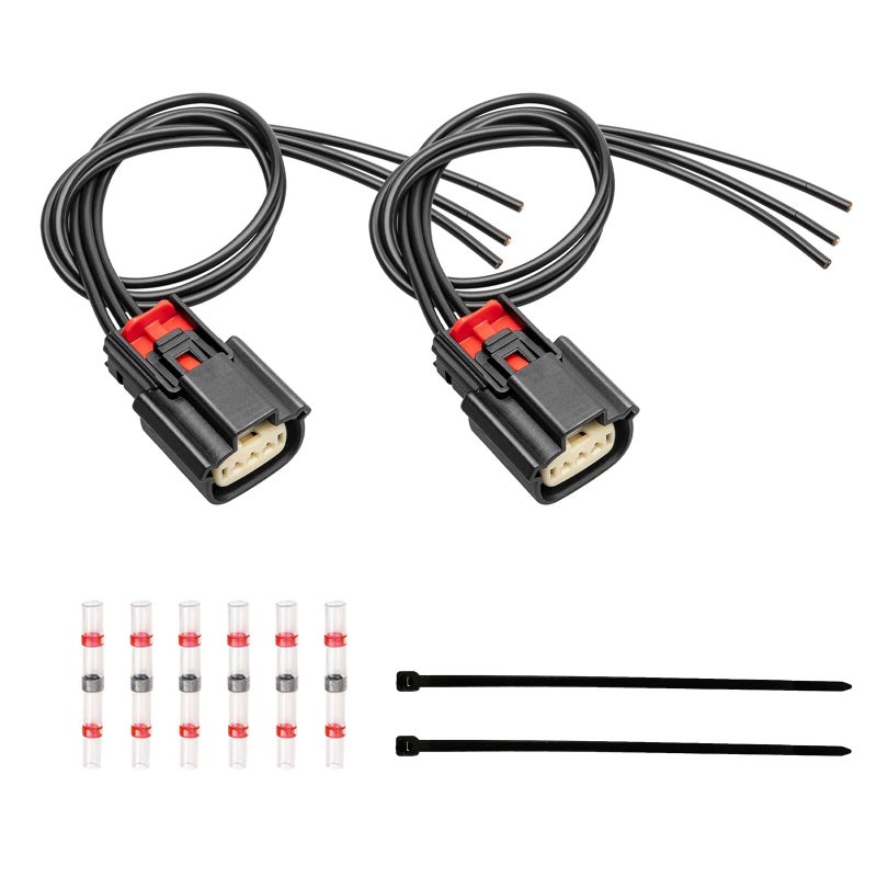 MAMIKO Ignition Coil Connector Pigtail Harness 9U2Z14S411EA for Ford V6 V8 Flex for Ford Edge Fusion F150 F250 F350 Super Duty Explorer for Lincoln MKS MKT MKX2Pcs