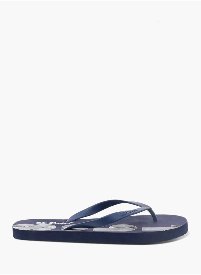 Lee Cooper Mens Printed Thong Slippers  - Image 1