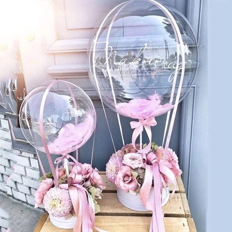 Efay Balloon Stand Kit, 15 pack Balloon Stick Holder with Base for Table Top Centerpiece Party Decoration, Reusable Balloon Column Stand Suit for Happy Birthday/Graduation/Wedding Parties - Image 4