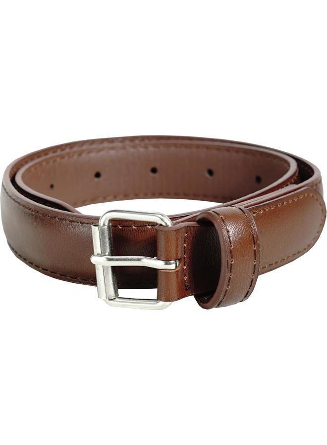 Vangelo Kid Classic Dress Belt Brown 25" - Image 1