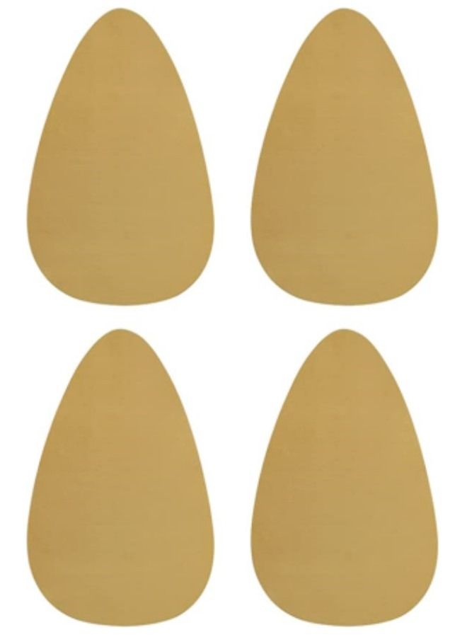 GGEROU 2 Pairs Invisible Adhesive Bra Adhesive Sticky Push Up Bra,Beige - Image 1