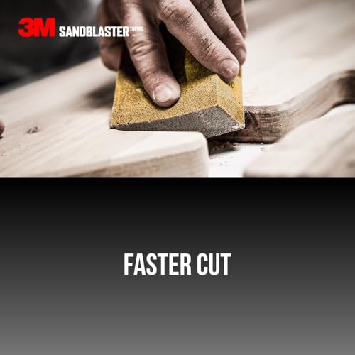 3M 20907-180 Sand Blaster Sanding Sponges, 2.5 by 3.75 by 1-Inch - Image 4