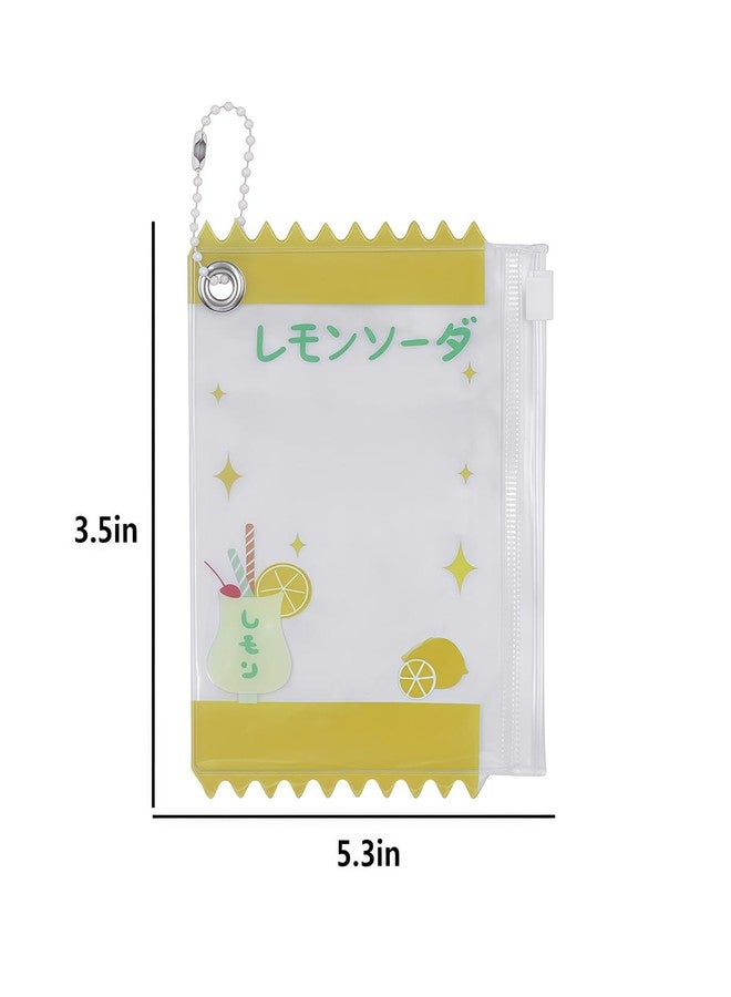 JUMISEE 5pcs Mini Candy Bag Anime Storage Pouch Badge Holder Keychain Clear Doll Idol Pin Protector Figure Carrying Case - Image 4