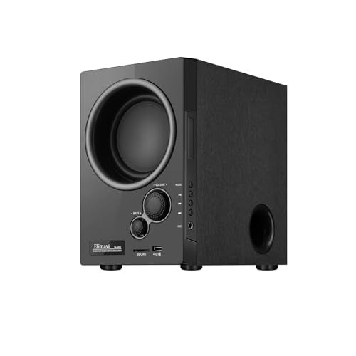 Elimavi 5.1 Surround Sound System with 5.5'' Subwoofer Stereo System for Home with 2.5'' Midrange Home Theater Speakers, Home Speaker System with 3.5-RCA/USB/Wireless/AUX Audio Inputs - Image 5