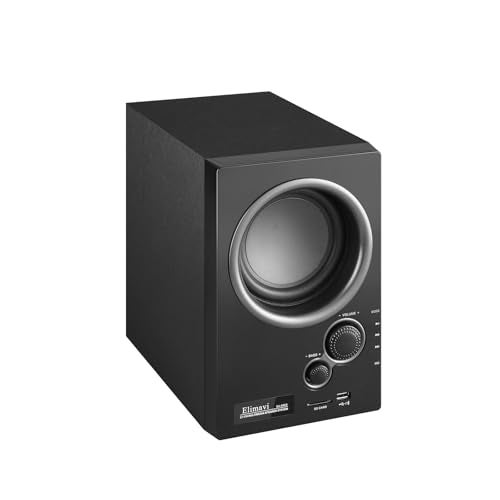 Elimavi 5.1 Surround Sound System with 5.5'' Subwoofer Stereo System for Home with 2.5'' Midrange Home Theater Speakers, Home Speaker System with 3.5-RCA/USB/Wireless/AUX Audio Inputs - Image 4