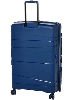 pierre cardin Pierre Cardin UNBREAKABLE Luggage Zurich Collection Suitcase For Travel, International Lock, ANTI Theft Double Zipper luggage Large (Navy)  - Image 2