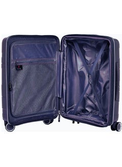 pierre cardin Pierre Cardin UNBREAKABLE Luggage Zurich Collection Suitcase For Travel, International Lock, ANTI Theft Double Zipper luggage Large (Navy)  - Image 3