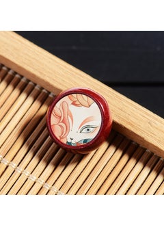 Generic Handcrafted Cinnabar Amulet PendantFox Fairy 6 Fox Fairy 6 