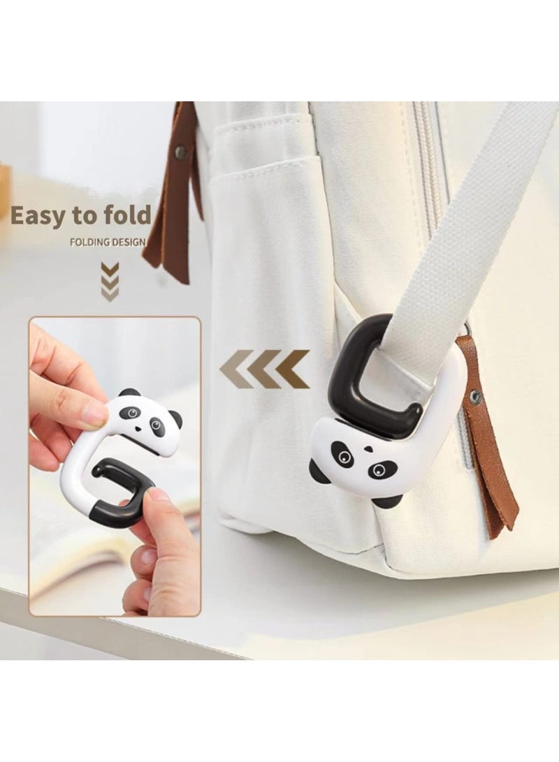 2pcs Handbag Hook Desktop Bag HolderPortable Desktop Bag HookFoldable Ladies Bag HookSchool Bag Hook on DeskSuitable for Restaurant Cafe School Library - Image 2