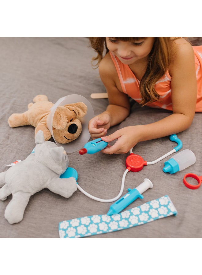 Melissa & Doug مجموعة ألعاب طبيب الحيوانات من ميليسا ودوج (24 قطعة) - Image 4
