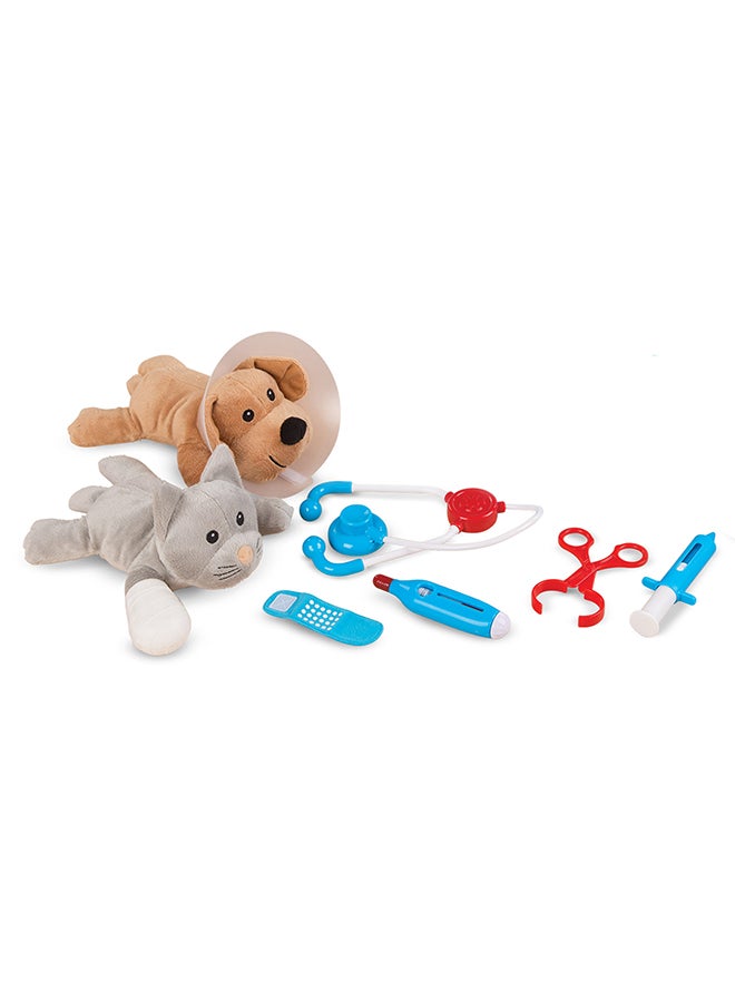 Melissa & Doug مجموعة ألعاب طبيب الحيوانات من ميليسا ودوج (24 قطعة) - Image 2