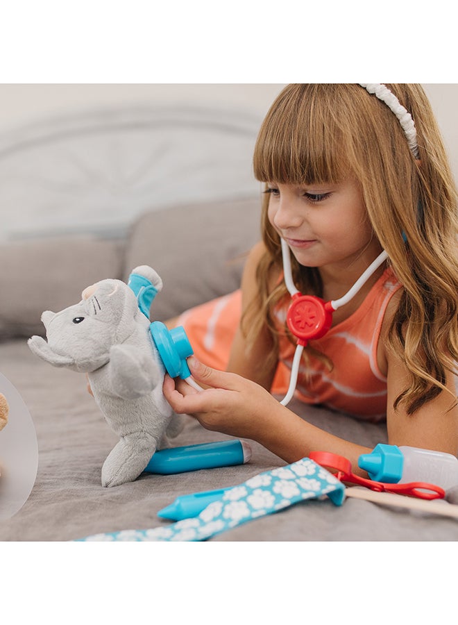 Melissa & Doug مجموعة ألعاب طبيب الحيوانات من ميليسا ودوج (24 قطعة) - Image 5