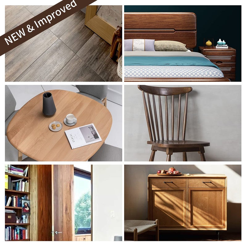 Boncart Wood Furniture Repair Kit Wood Filler-Repair Scratch, Cracks, Hole, Discoloration for Wooden Door, Floor, Table, Cabinet -Restore Any Wood, Cherry, Walnut - Image 2