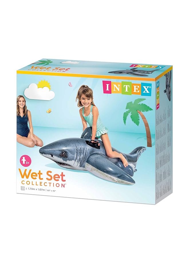 انتكس سمكة قرش قابلة للنفخ 173×107 سم - Image 2