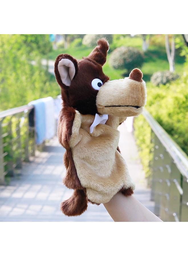 Bluejw New Style Bow Tie Bunny Hand Figure Doll Teaching Toy Gloves Children Early Education Storytelling Parent-child Comfort Plush Doll - Image 1