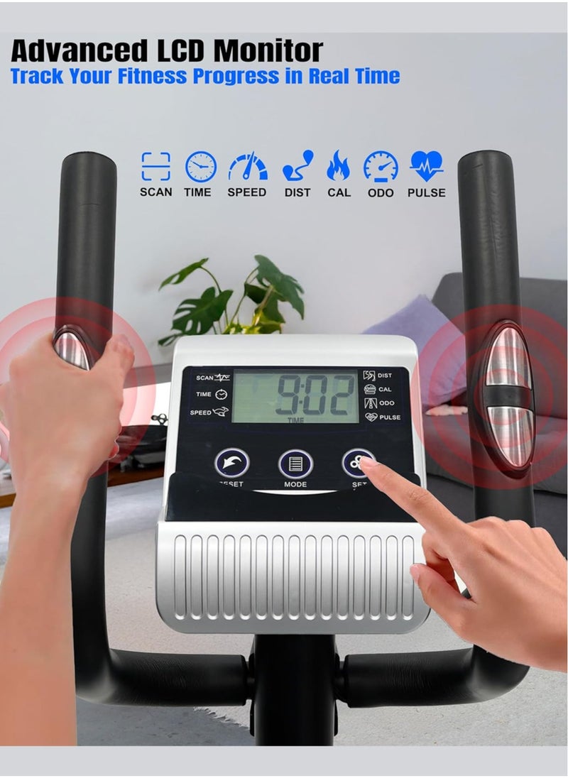 Sky Land - Elliptical Cross Trainer | 8-Level Magnetic Resistance | FitShow App Bluetooth | Silent Home Gym Machine | LED Display for Speed, Time, Distance, Calories | Compact & Durable Fitness Equipment – EM-1572 - Image 1