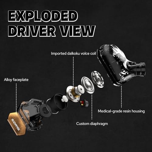 Linsoul 7Hz x Crinacle Zero:2 in Ear Monitor, Updated 10mm Dynamic Driver IEM, Wired Earbuds Earphones, Gaming Earbuds, with OFC IEM Cable for Musician (Pink, Without MIC) - Image 3