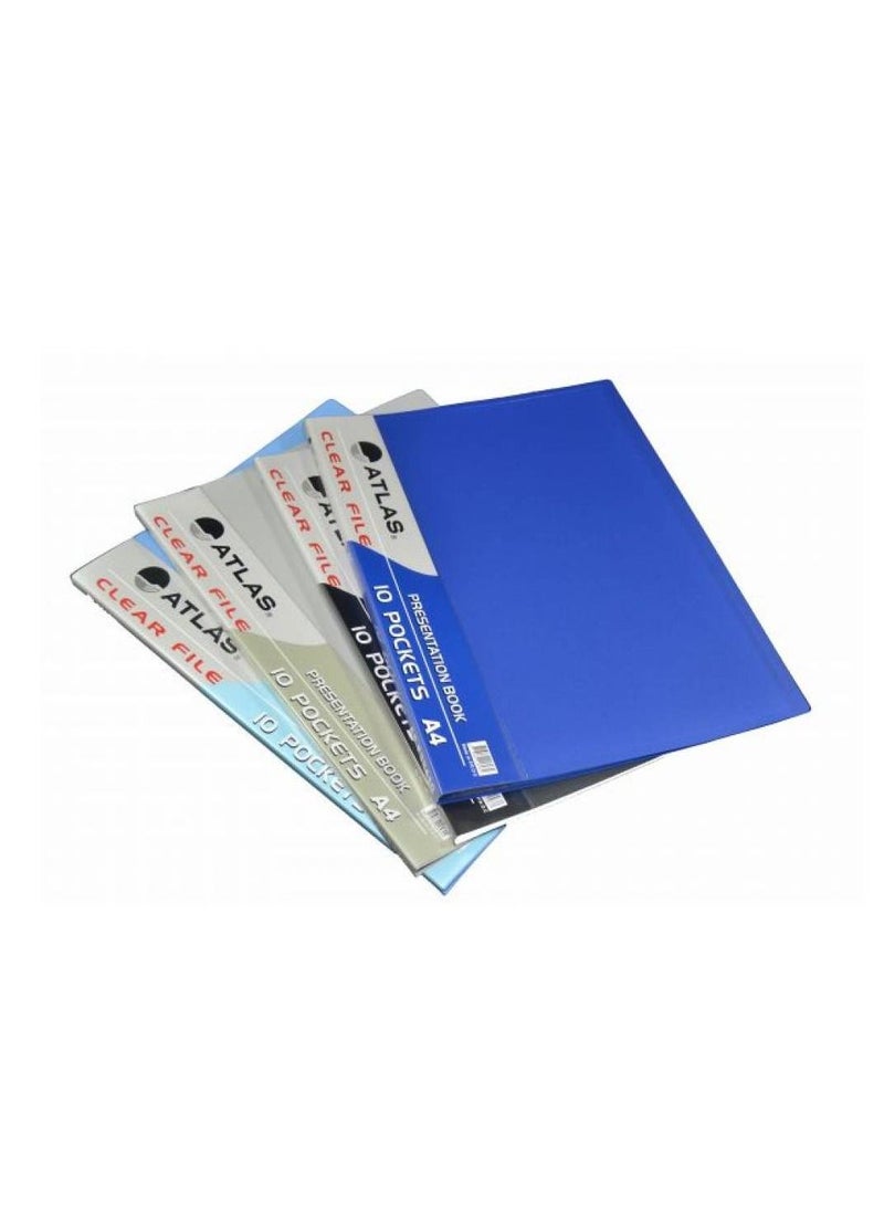 ATLAS كتاب عرض بـ 10 جيوب بألوان متنوعة - Image 5