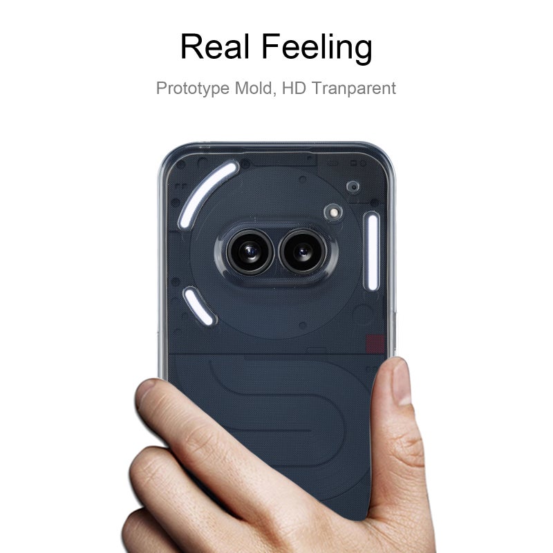 HuHa Protective Cover For Nothing Phone 2a Ultra-thin Transparent TPU Phone Case - Image 3