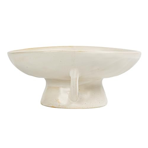 Creative Co-Op Stoneware Bowl w Reactive Glaze, White - Image 4