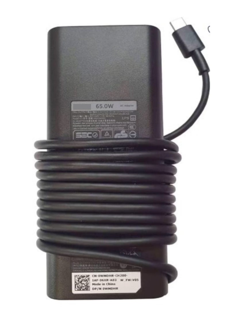 Terabyte USB-C Charger 65W VT148 for Latitude Series black 20V 3.25A - Image 3