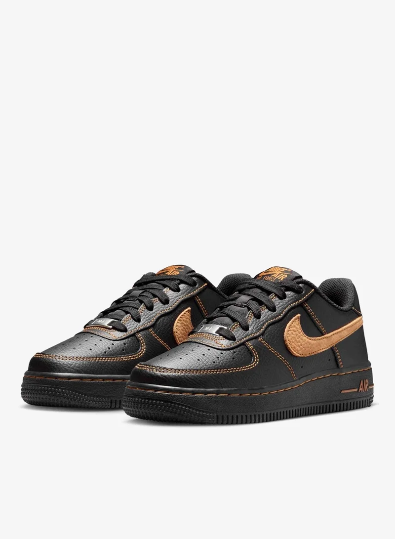 Nike Black Kids' Air Force 1 LV8 Shoes  | Best Price UAE
