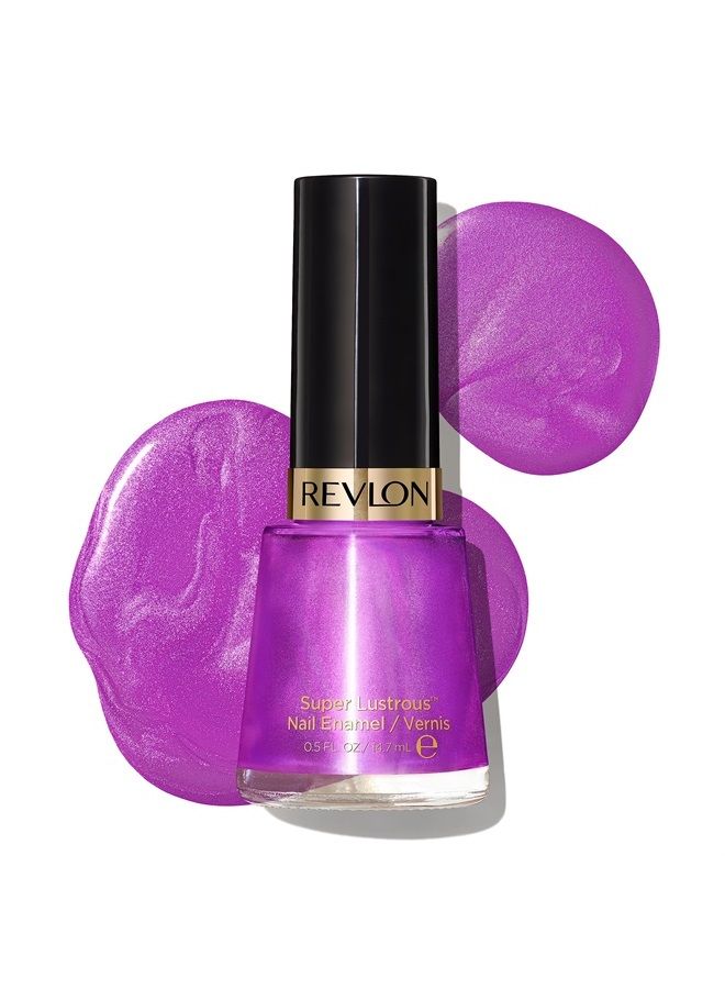 Revlon Nail Enamel, Chip Resistant Nail Polish, Glossy Shine Finish, in Plum/Berry, 450 Hypnotic, 0.5 oz - Image 2