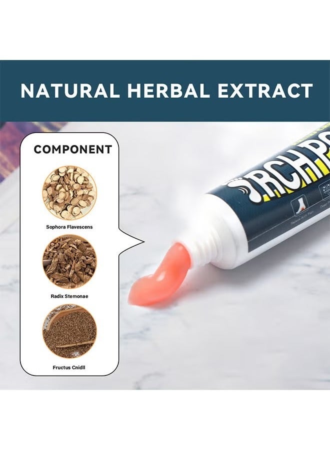 سوميفون كريم تخفيف آلام قوس القدم - مساعدة الكعب في علاج التهاب اللفافة الأخمصية - فرشاة لتخفيف آلام الكعب 20 جرام. - Image 2