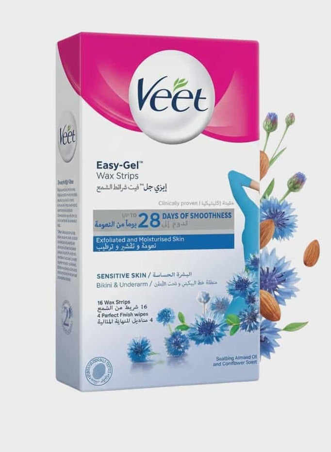 فيت شرائح شمع بيكيني وتحت الابط 16قطع - Image 1