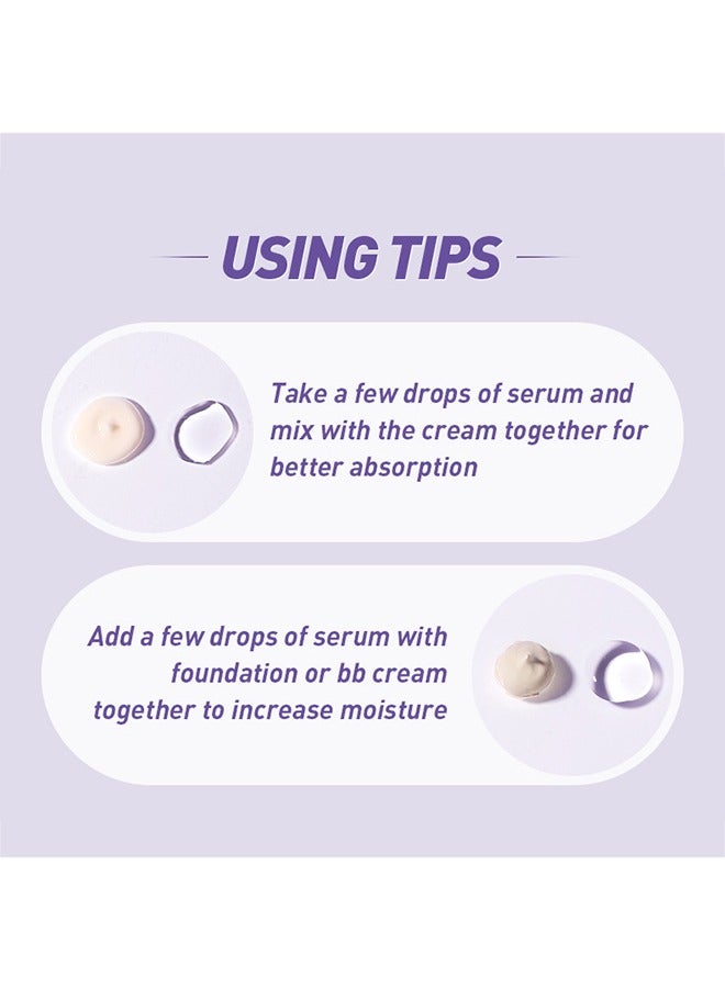 لايكو مصل التوت الأزرق ، مصل الوجه بالتوت الأزرق ، حمض الهيالورونيك الصوديوم ، خلاصة ترطيب للعناية بالبشرة النقية للعناية اليومية ، وإصلاح البشرة ، ومصل تفتيح البقع الداكنة ، والخطوط الدقيقة - Image 5