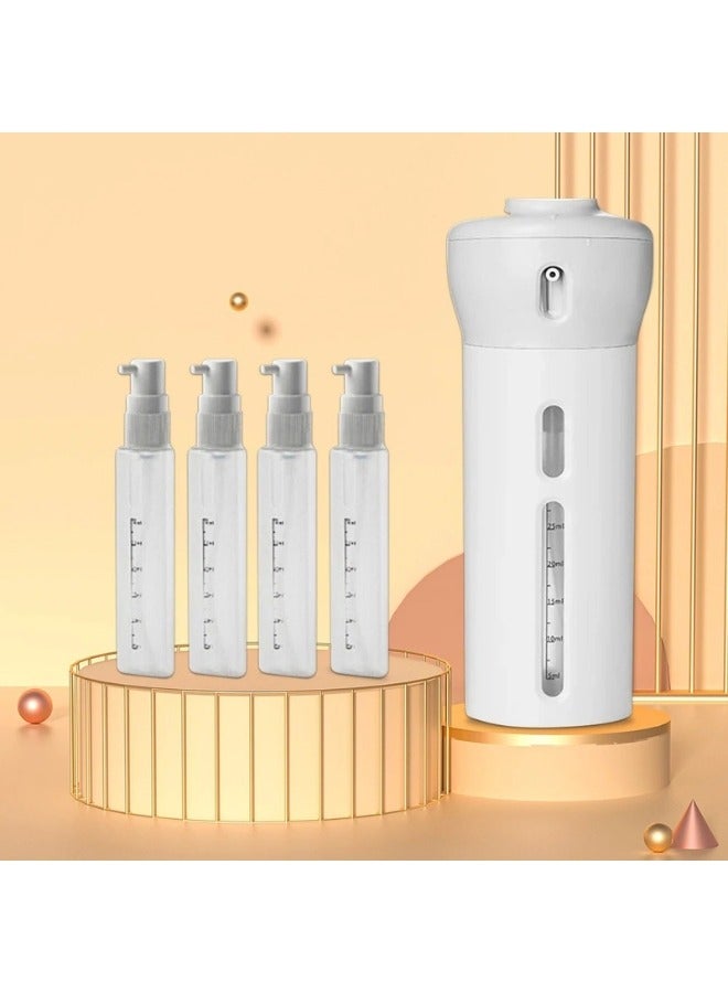 Travel Dispenser Bottle, 4 in 1 Travel Bottle Set for Shampoo Gel and Lotion, Leakproof Travel Containers and Bottles for Cosmetics and Body Wash Cream (Multicolor) - Image 5