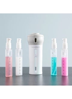 Generic Travel Dispenser Bottle, 4 in 1 Travel Bottle Set for Shampoo Gel and Lotion, Leakproof Travel Containers and Bottles for Cosmetics and Body Wash Cream (Multicolor)  - Image 1
