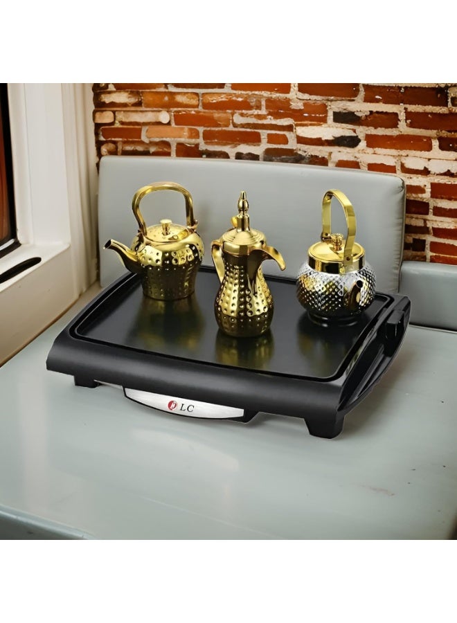 D L C Electric Hot Plate, Multi-Purpose Heating and Grilling Surface, DLC-38611 - Image 2