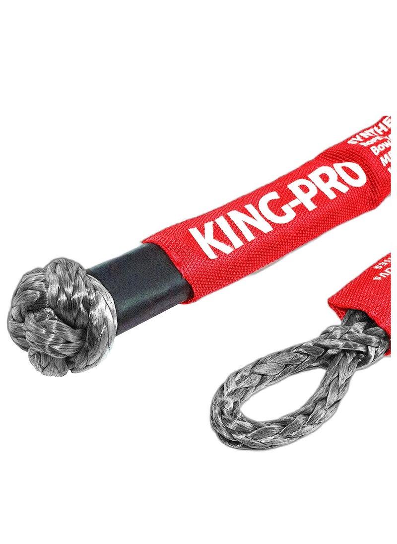 KING-PRO KING PRO SOFT SHACKLE 2 PACK 35,000lbs Breaking Strength 11mmX50cm  - Image 5