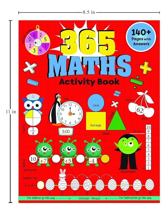 365 Maths Activity Book For Kids: Age 5+  - Image 2