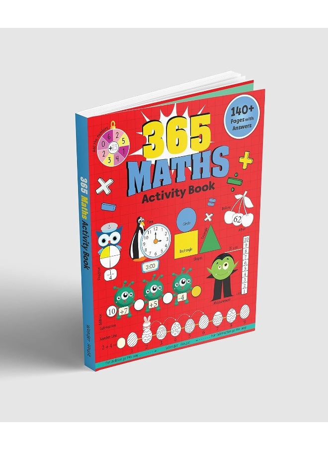 365 Maths Activity Book For Kids: Age 5+  - Image 1
