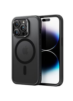 ESR For Iphone 14 Pro Max Case Magnetic Clear Case Compatible With Magsafe Shockproof Military Grade Protection Classic Hybrid Magnetic Case For Iphone 14 Pro Max 6.7 Inch Frosted Black  - Image 1
