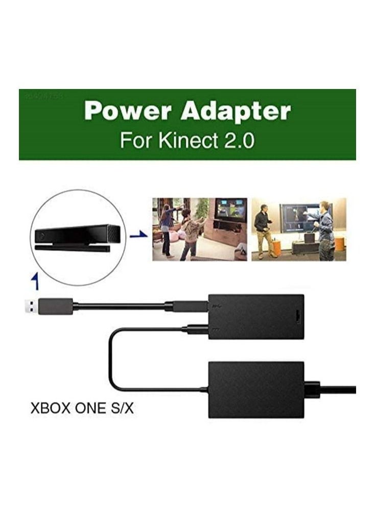 XICEN - Kinect 2.0 Sensor Power Adapter USB 3.0 Adapter for Xbox One S Xbox One X Windows PC Support Windows 8/8.1/10 System - Image 1