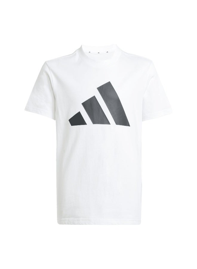 Adidas J Bl T-Set White Training Suits For Junior 7-8Y - Image 2