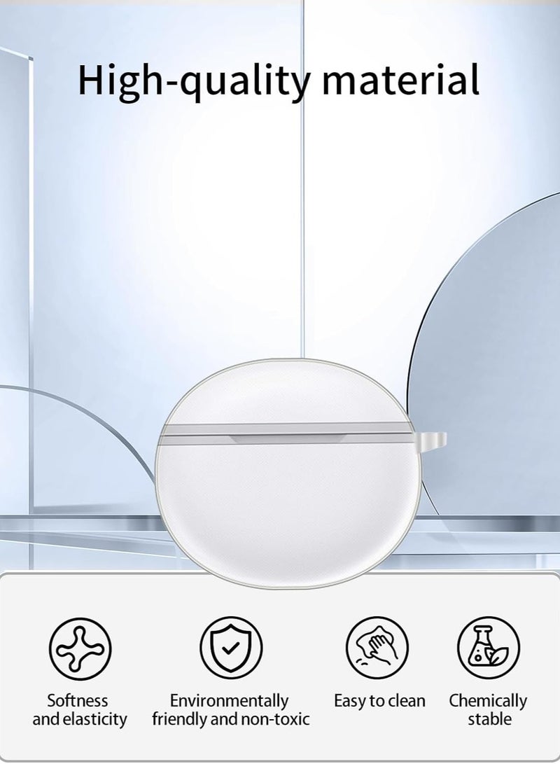 Case for Realme Buds T01 Wireless Headphones Protection Cover Full-Body with Keychain&Cleaning tools-Clear - Image 4