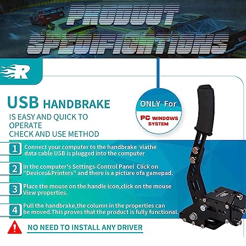 CNRAQR محاكي سباق السيارات مع ذراع نقل الحركة USB CNRAQR 6+R H لجهاز Logitech G29/G27/G25/G920 مع Thrustmaster T300RS/GT - Image 2
