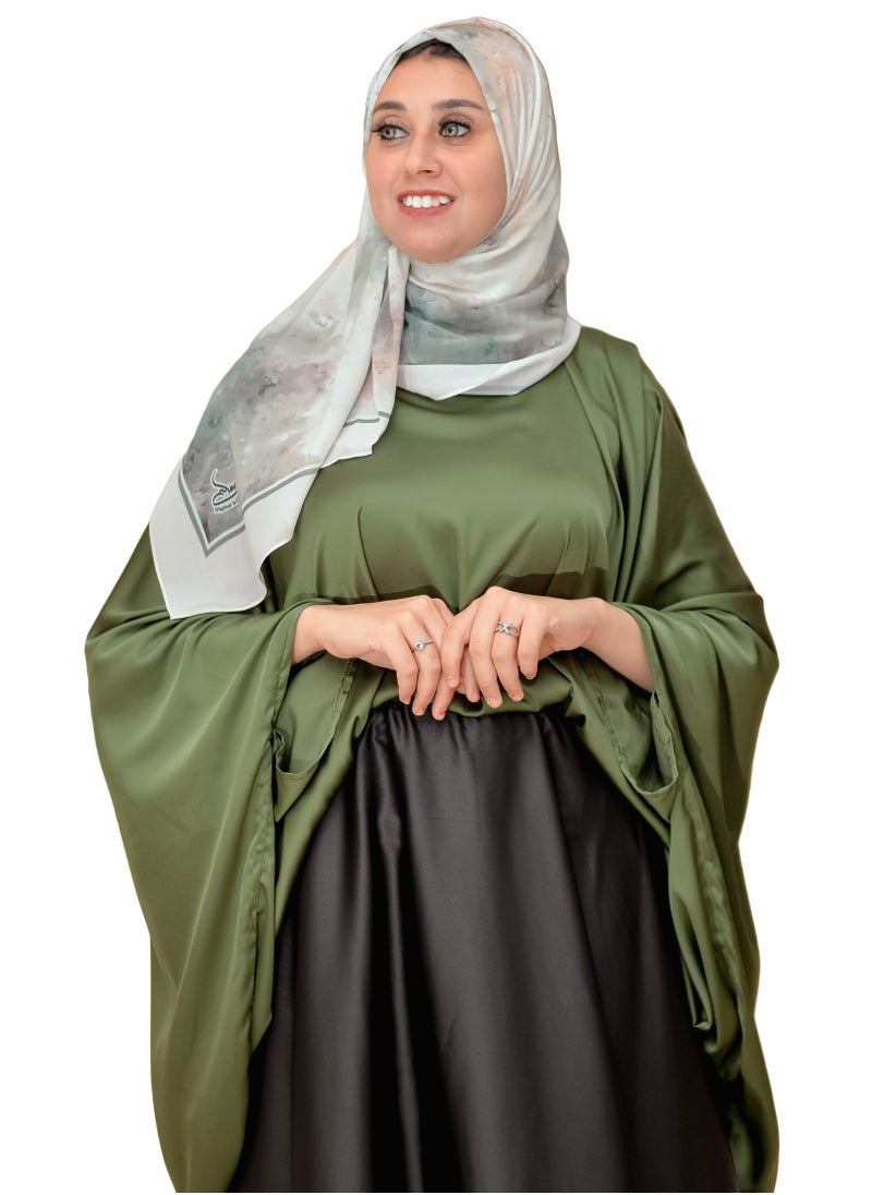 ماركة غير محددة بلوزه ستان مربعه شيك  - Image 1