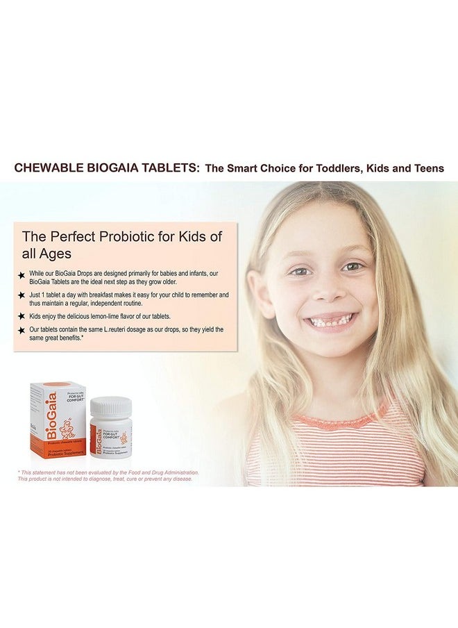 BioGaia - Probiotic Chewable Tablets Box Simple And Easy Way To Promote Digestive And Immune Health 30 Count - Image 1