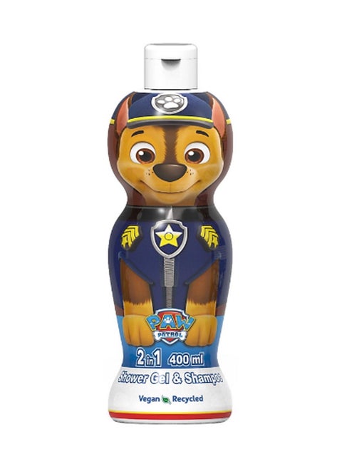 Air-Val Paw Patrol Shower Gel & Shampoo 1D Chase 400 ml