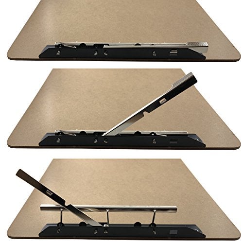 Trade Quest Ledger Size Clipboard Lever Hinge Clip 19.5'' x 11.6'' (Pack of 3) - Image 3