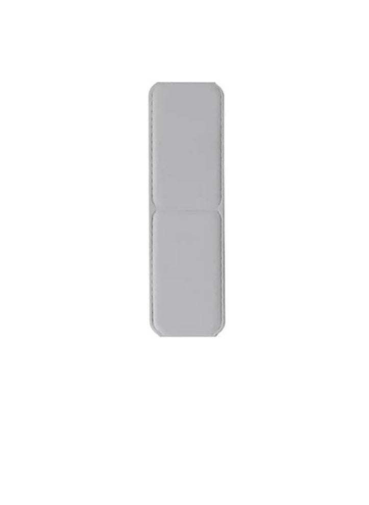 Generic - Topr Magnetic Mobile Phone Finger Grip Holder Lazy Multi-functional Vertical Horizontal Stand Foldable Back Stick Phone Stand (Gray) - Image 1